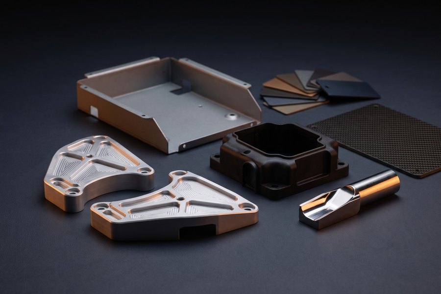 Materials and manufacturing components on display